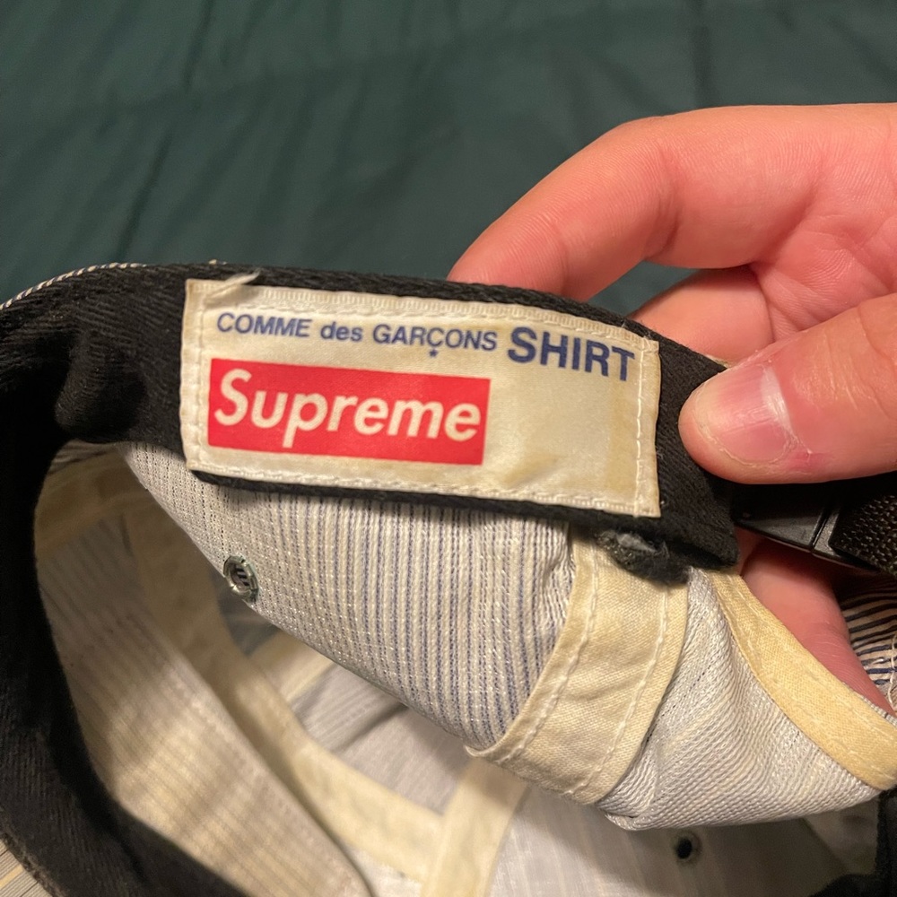 Supreme Comme Des Garçon 5 Panel hat